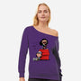 Peanut Heroes-womens off shoulder sweatshirt-zascanauta