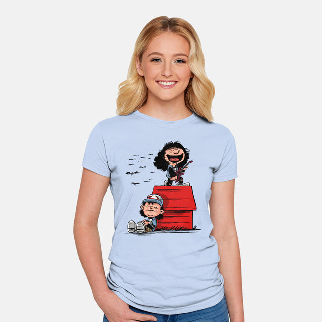 Peanut Heroes-womens fitted tee-zascanauta
