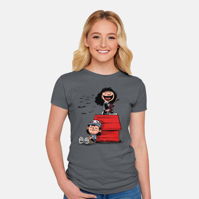 Peanut Heroes-womens fitted tee-zascanauta