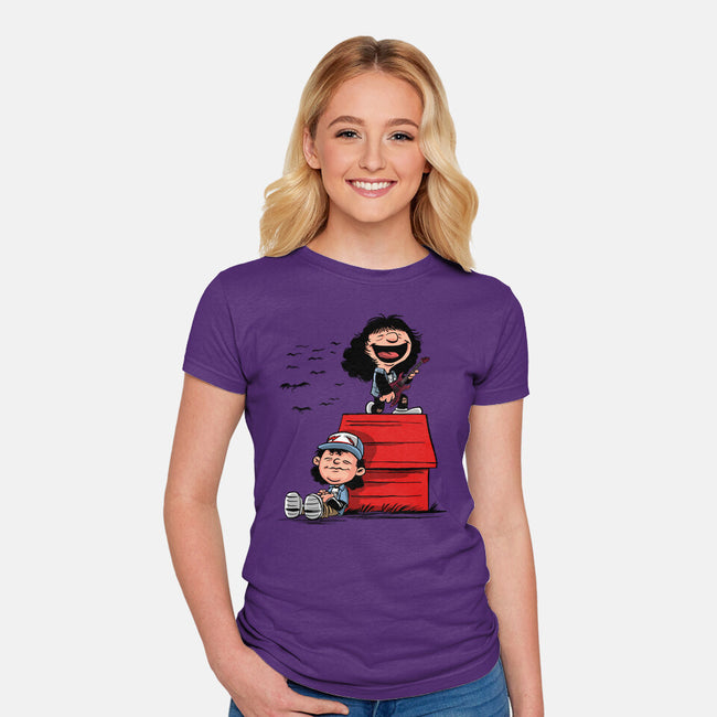 Peanut Heroes-womens fitted tee-zascanauta