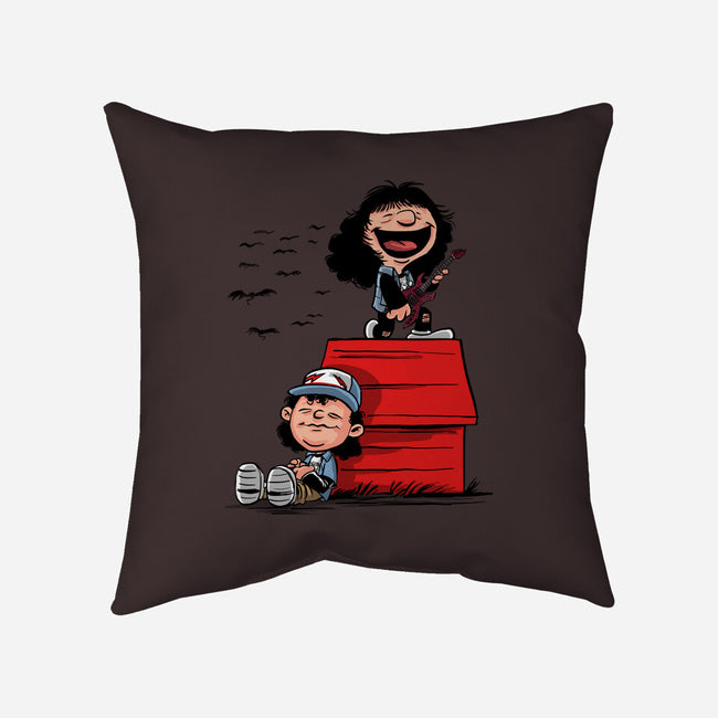 Peanut Heroes-none removable cover w insert throw pillow-zascanauta
