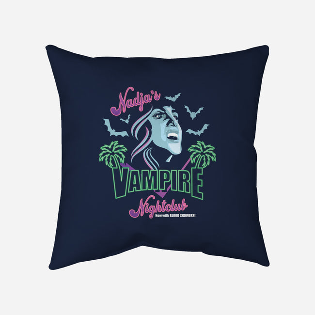 Vampire Nightclub-none removable cover w insert throw pillow-jrberger