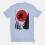 The Extra-Terrestrial In Japan-womens fitted tee-DrMonekers