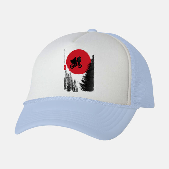 The Extra-Terrestrial In Japan-unisex trucker hat-DrMonekers