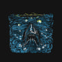 Starry Shark-womens fitted tee-zascanauta