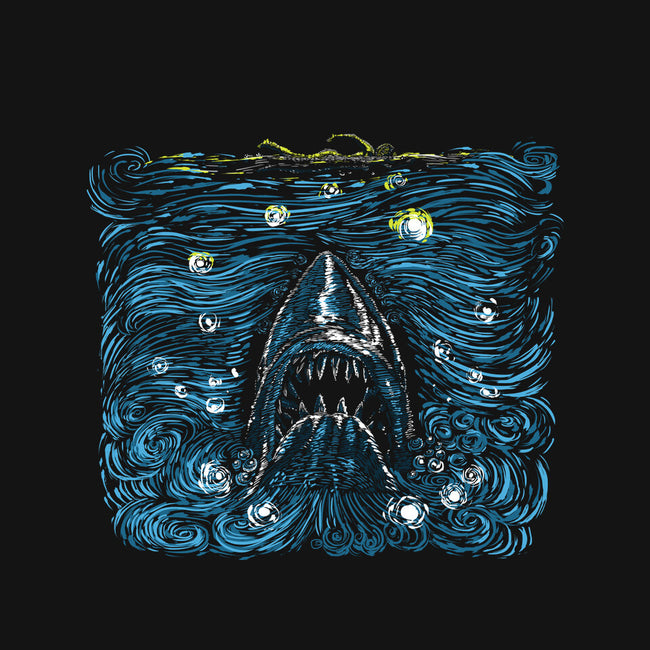 Starry Shark-none removable cover w insert throw pillow-zascanauta