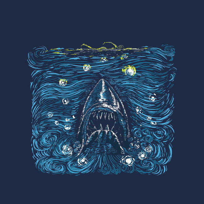 Starry Shark-none removable cover w insert throw pillow-zascanauta