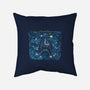 Starry Shark-none removable cover w insert throw pillow-zascanauta