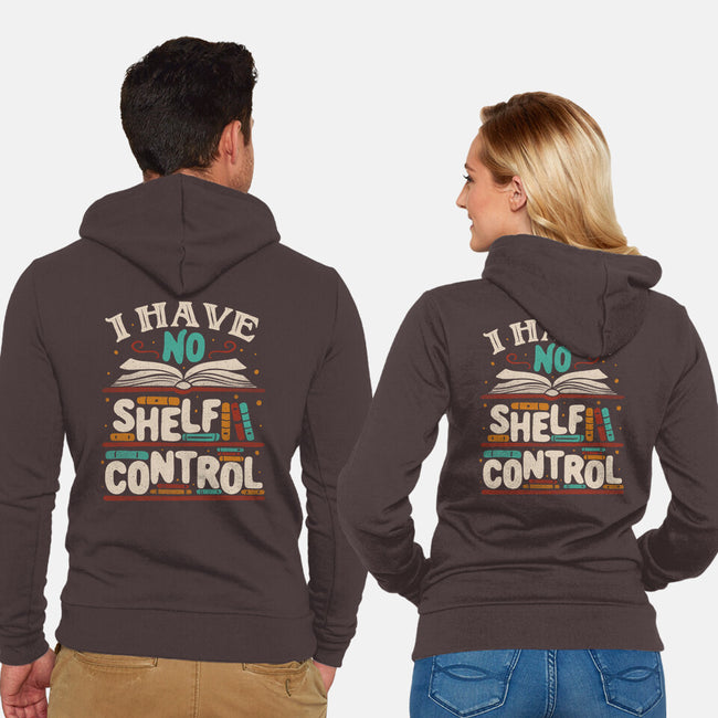 I Have No Shelf Control-unisex zip-up sweatshirt-tobefonseca