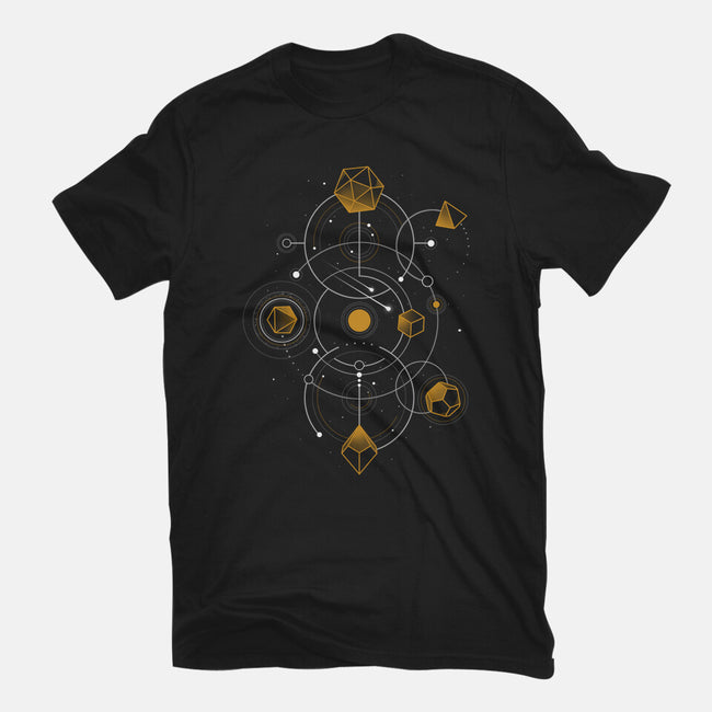 Celestial Dice-womens fitted tee-Snouleaf