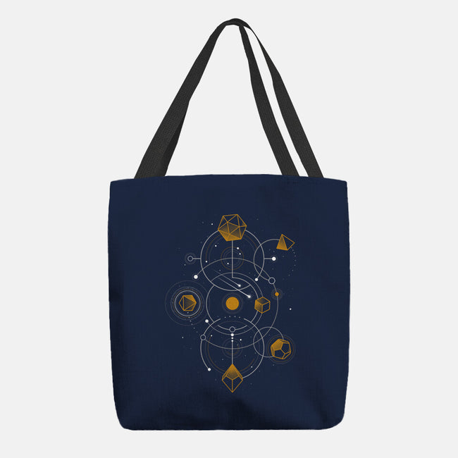 Celestial Dice-none basic tote bag-Snouleaf