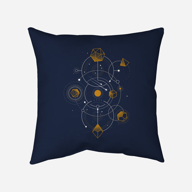 Celestial Dice-none removable cover throw pillow-Snouleaf