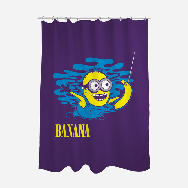 Banana Nirvana-none polyester shower curtain-Vitaliy Klimenko