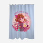 Like A Girl-none polyester shower curtain-Conjura Geek