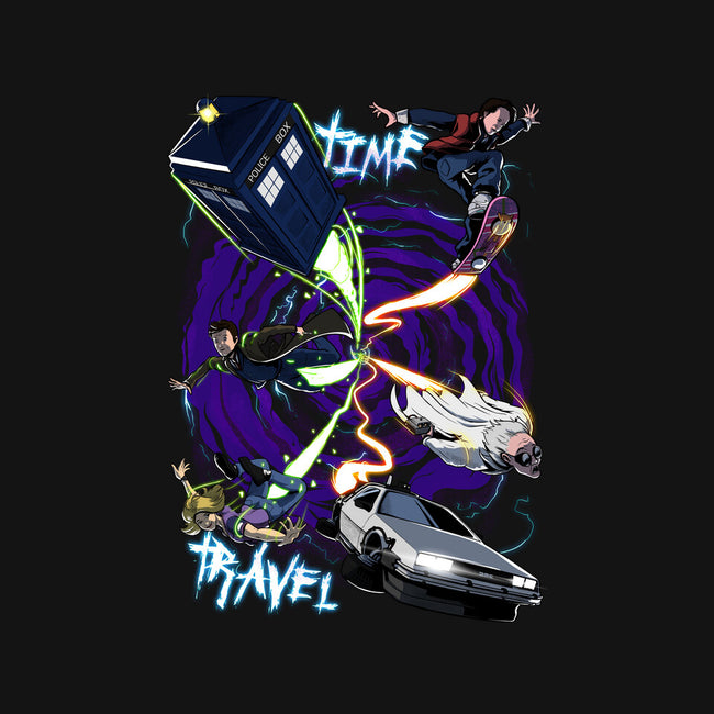 Traveling Through Time-youth crew neck sweatshirt-Conjura Geek