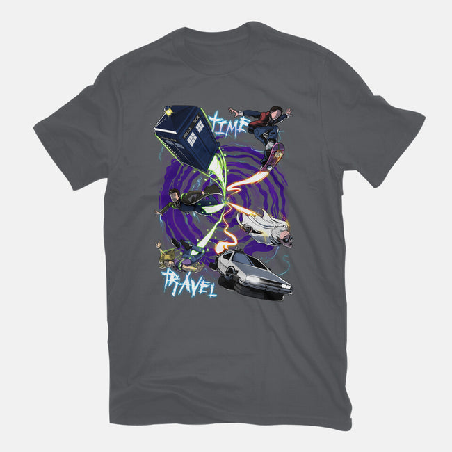 Traveling Through Time-mens heavyweight tee-Conjura Geek