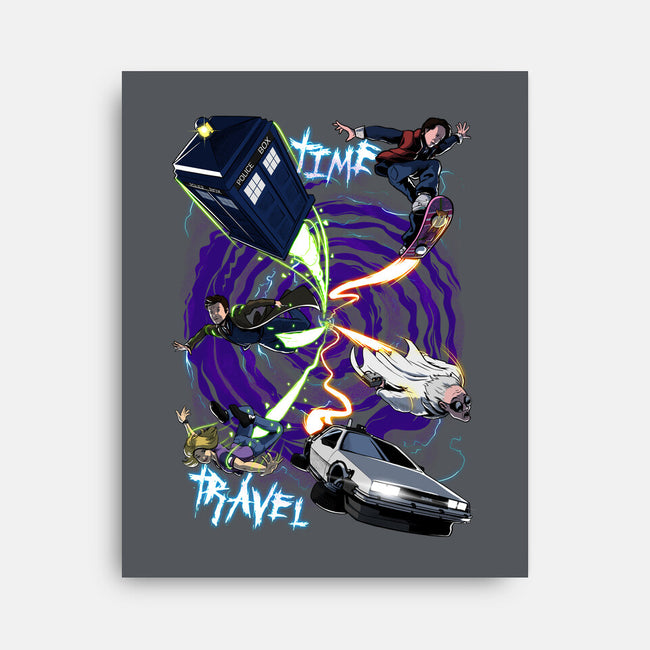 Traveling Through Time-none stretched canvas-Conjura Geek