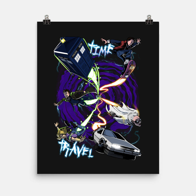 Traveling Through Time-none matte poster-Conjura Geek