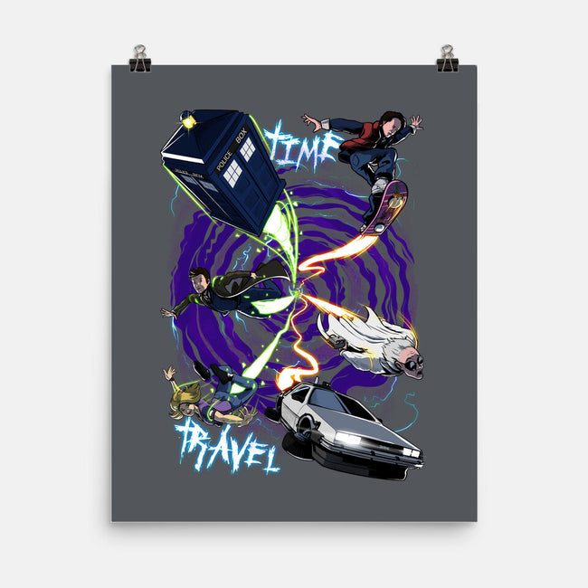 Traveling Through Time-none matte poster-Conjura Geek