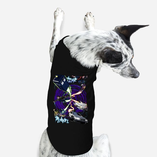 Traveling Through Time-dog basic pet tank-Conjura Geek