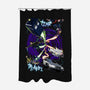 Traveling Through Time-none polyester shower curtain-Conjura Geek