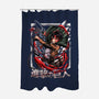 Giant Slayer-none polyester shower curtain-Conjura Geek