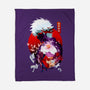 Samurai White Hair-none fleece blanket-bellahoang