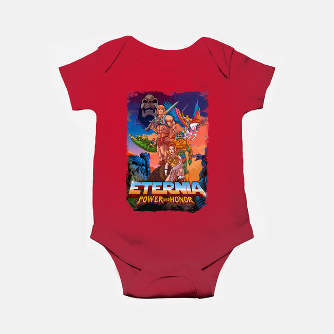 Eternia Power And Honor-baby basic onesie-Diego Oliver