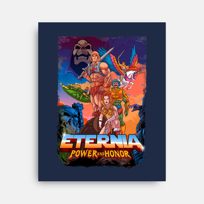 Eternia Power And Honor-none stretched canvas-Diego Oliver