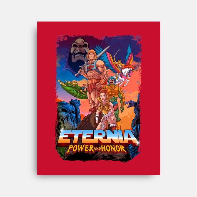 Eternia Power And Honor-none stretched canvas-Diego Oliver