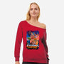 Eternia Power And Honor-womens off shoulder sweatshirt-Diego Oliver
