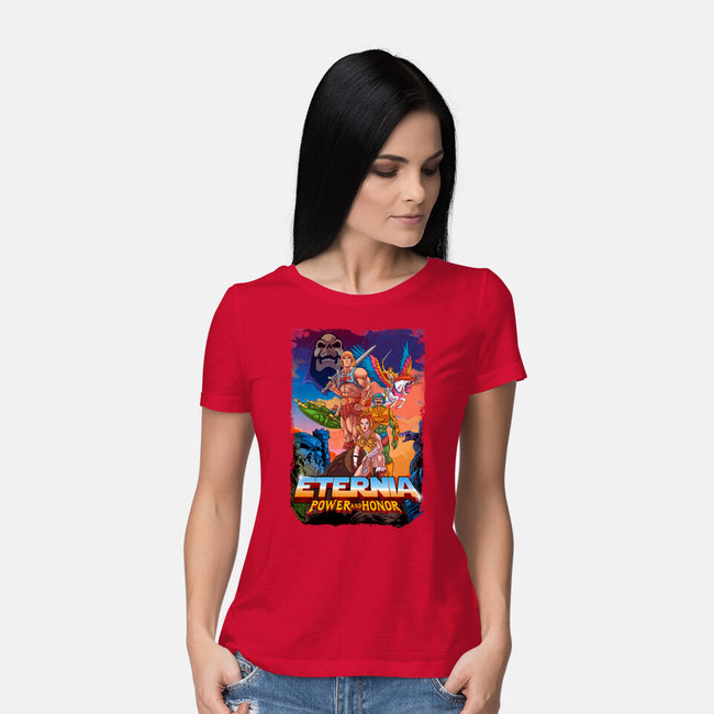 Eternia Power And Honor-womens basic tee-Diego Oliver