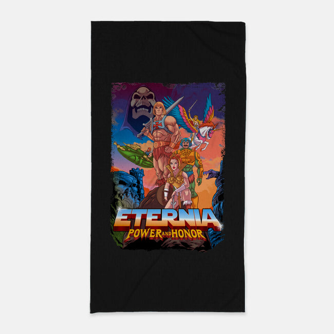Eternia Power And Honor-none beach towel-Diego Oliver