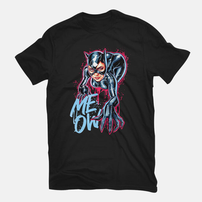 Cat Girl-womens basic tee-Hova