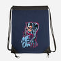 Cat Girl-none drawstring bag-Hova