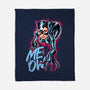 Cat Girl-none fleece blanket-Hova