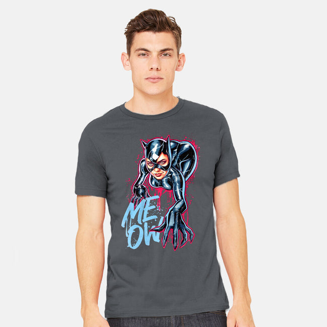 Cat Girl-mens heavyweight tee-Hova