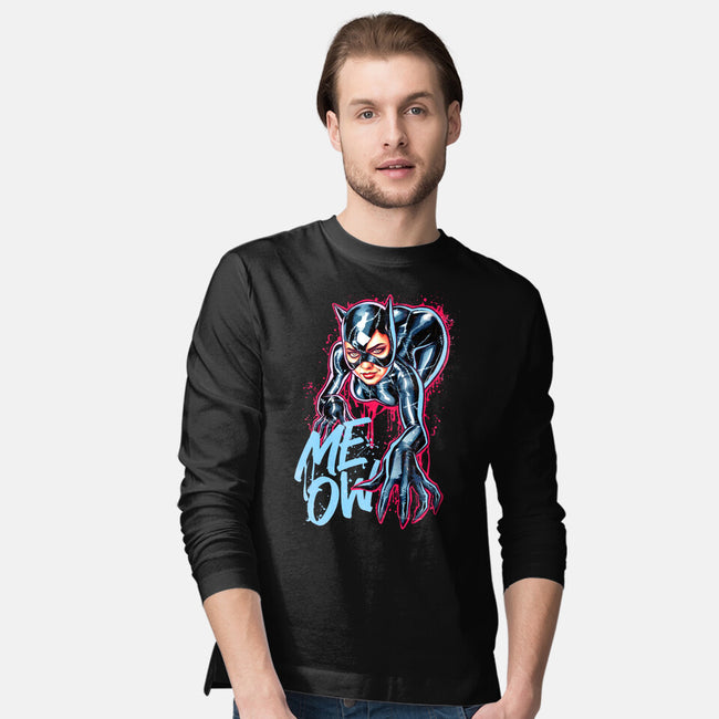 Cat Girl-mens long sleeved tee-Hova