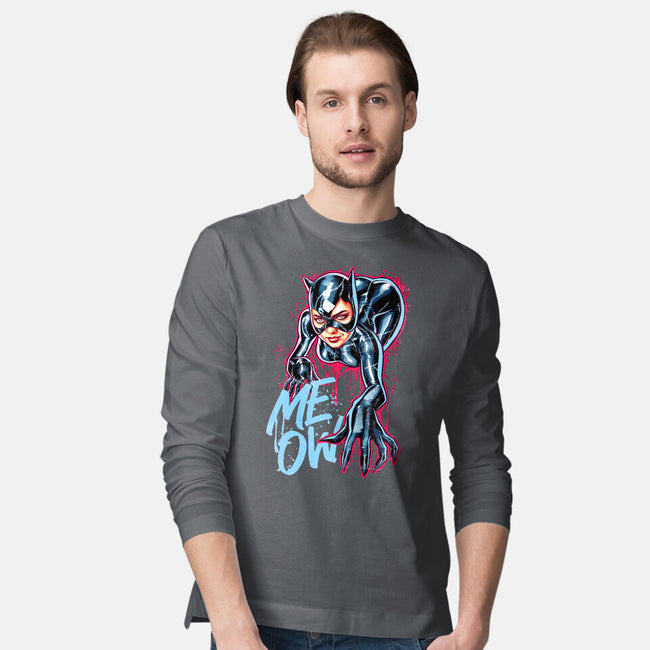 Cat Girl-mens long sleeved tee-Hova