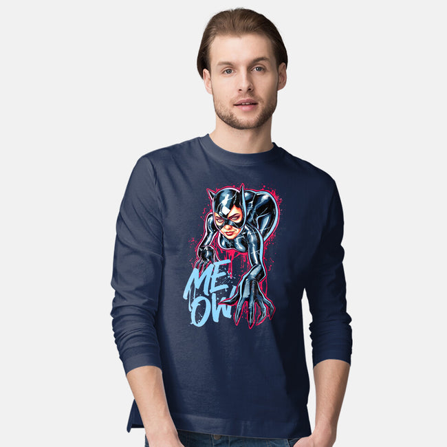 Cat Girl-mens long sleeved tee-Hova