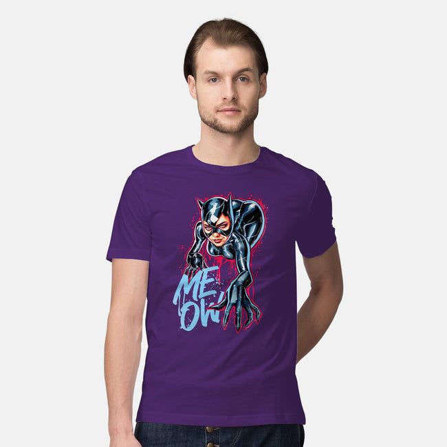 Cat Girl-mens premium tee-Hova