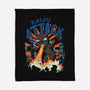 Kaiju Attack-none fleece blanket-Corndes