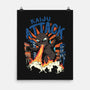Kaiju Attack-none matte poster-Corndes
