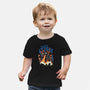 Kaiju Attack-baby basic tee-Corndes