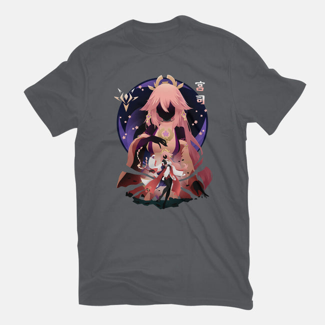 Fox Girl-mens heavyweight tee-bellahoang
