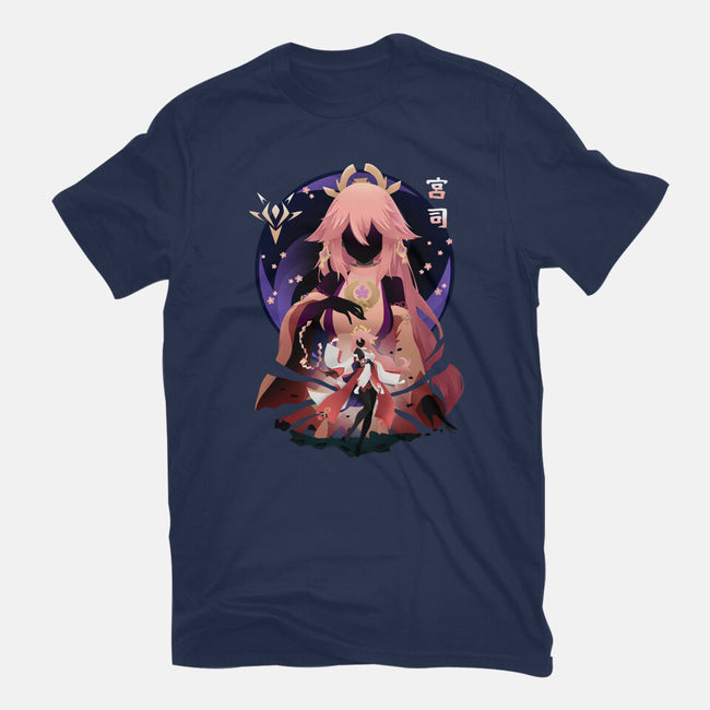 Fox Girl-mens heavyweight tee-bellahoang