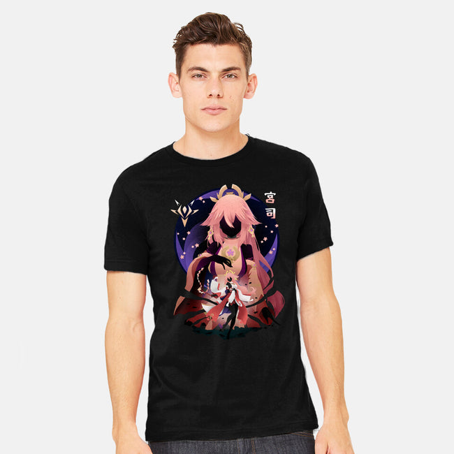 Fox Girl-mens heavyweight tee-bellahoang