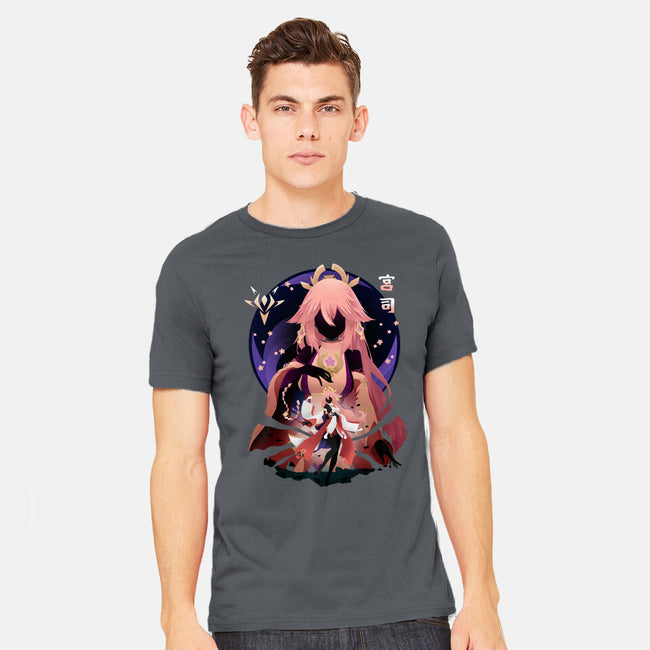 Fox Girl-mens heavyweight tee-bellahoang