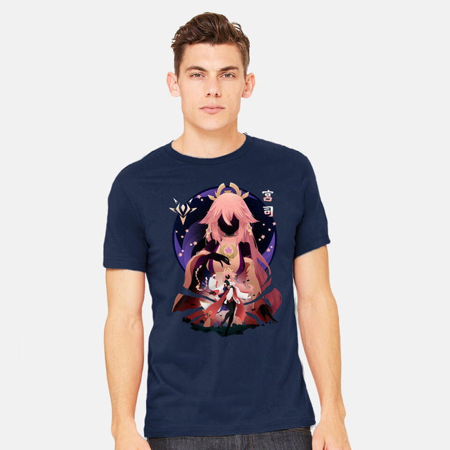 Fox Girl-mens heavyweight tee-bellahoang