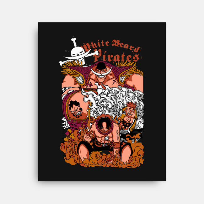 White Beard Crew-none stretched canvas-bellahoang
